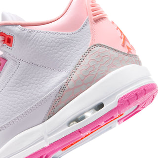(GS) AIR JORDAN 3 RETRO "PEARL PINK/HYPER ORANGE-PINK BLOOM" II0599-600