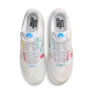 NIKE AIR FORCE 1 '07 '82 LV8 "WORLD TOUR" WHITE II1549-100