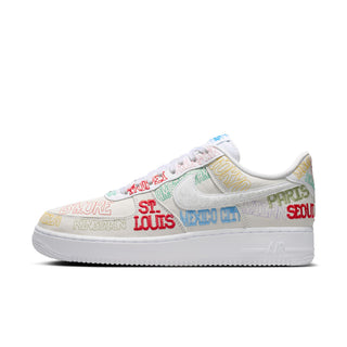 NIKE AIR FORCE 1 '07 '82 LV8 "WORLD TOUR" WHITE II1549-100