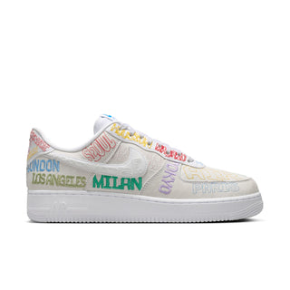 NIKE AIR FORCE 1 '07 '82 LV8 "WORLD TOUR" WHITE II1549-100