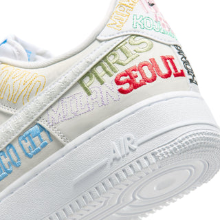 NIKE AIR FORCE 1 '07 '82 LV8 "WORLD TOUR" WHITE II1549-100