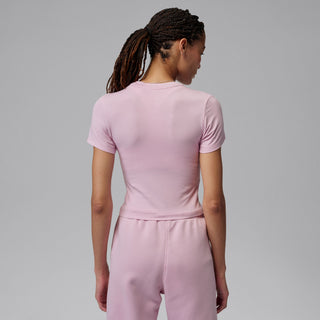 WOMEN'S JORDAN ESSENTIALS TEE "ICED CARMINE/WHITE" II9928-676