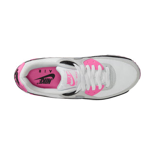 WOMEN'S NIKE AIR MAX 90 "WHITE/WOLF GREY-PINK GLOW-BLACK" IM4613-100