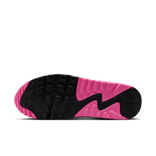 WOMEN'S NIKE AIR MAX 90 "WHITE/WOLF GREY-PINK GLOW-BLACK" IM4613-100