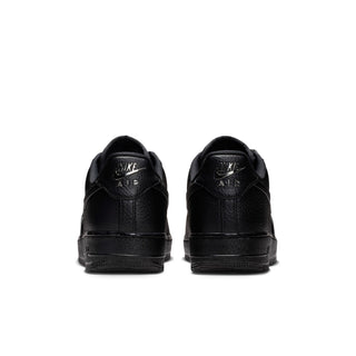 MEN'S NIKE AIR FORCE 1 LOW RETRO PREMIUM "BLACK/BLACK-METALLIC SILVER" IM5754-001