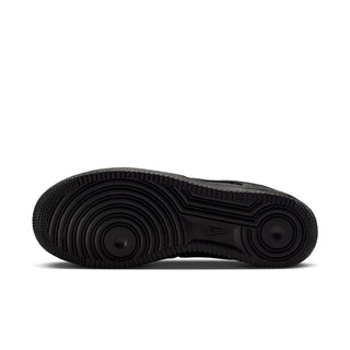 MEN'S NIKE AIR FORCE 1 LOW RETRO PREMIUM "BLACK/BLACK-METALLIC SILVER" IM5754-001
