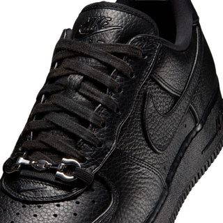 MEN'S NIKE AIR FORCE 1 LOW RETRO PREMIUM "BLACK/BLACK-METALLIC SILVER" IM5754-001