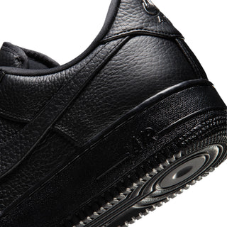MEN'S NIKE AIR FORCE 1 LOW RETRO PREMIUM "BLACK/BLACK-METALLIC SILVER" IM5754-001
