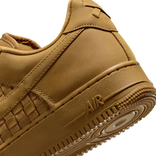 MEN'S NIKE AIR FORCE 1 LOW RETRO PREMIUM "WOVEN WHEAT/WHEAT-SAIL-TEAM RED" IM5755-700