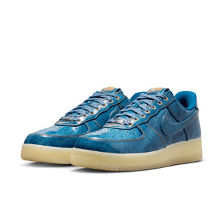 MENS NIKE AIR FORCE 1 RETRO "COASTAL BLUE/FLAX" IM5757-400
