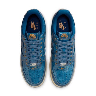 MENS NIKE AIR FORCE 1 RETRO "COASTAL BLUE/FLAX" IM5757-400