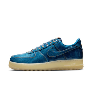 MENS NIKE AIR FORCE 1 RETRO "COASTAL BLUE/FLAX" IM5757-400