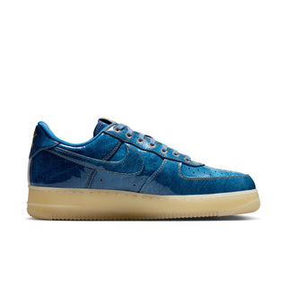 MENS NIKE AIR FORCE 1 RETRO "COASTAL BLUE/FLAX" IM5757-400