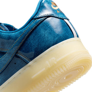 MENS NIKE AIR FORCE 1 RETRO "COASTAL BLUE/FLAX" IM5757-400