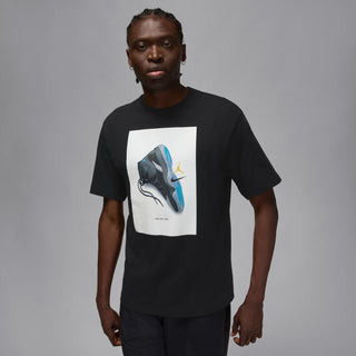 MENS NIKE T-SHRIT "GAMMA BLUE" BLACK IM6503-010