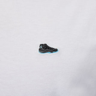 MENS NIKE T-SHRIT MINI LOGO "GAMMA BLUE" WHITE IM6513-100
