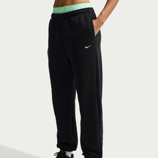 WOMEN'S NIKE STUDIO FLEECE MEDIUM WEIGHT PANT BLACK IM8074-010