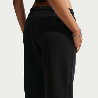 WOMEN'S NIKE STUDIO FLEECE MEDIUM WEIGHT PANT BLACK IM8074-010