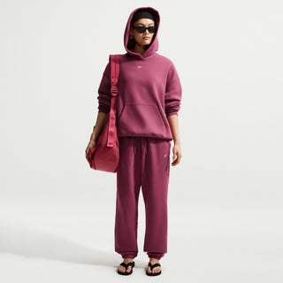 WOMEN'S NIKE STUDIO FLEECE MEDIUM WEIGHT PANT PINK SMOKE IM8074-654