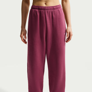 WOMEN'S NIKE STUDIO FLEECE MEDIUM WEIGHT PANT PINK SMOKE IM8074-654