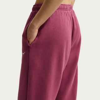 WOMEN'S NIKE STUDIO FLEECE MEDIUM WEIGHT PANT PINK SMOKE IM8074-654