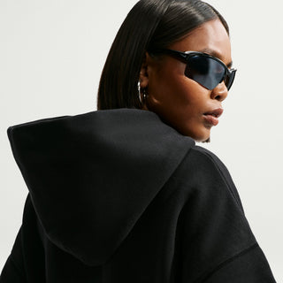 WOMEN'S NIKE STUDIO MEDIUM WEIGHT OVERSIZE PULLOVER HOODIE BLACK STUDIO IM8502-001