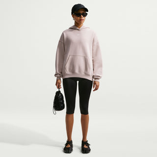 WOMEN'S NIKE STUDIO MEDIUM WEIGHT OVERSIZE PULLOVER HOODIE CREAM IM8502-236