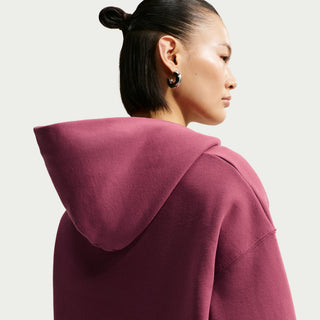 WOMEN'S NIKE STUDIO MEDIUM WEIGHT OVERSIZE PULLOVER HOODIE PINK STUDIO IM8502-654