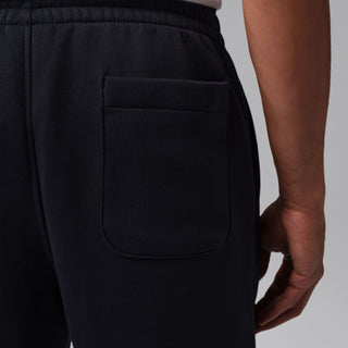 MEN'S AIR JORDAN BROOKLYN CUFFED FLEECE PANTS BLACK/RED IM8906-010