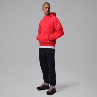 MEN'S AIR JORDAN BROOKLYN CUFFED FLEECE PANTS BLACK/RED IM8906-010