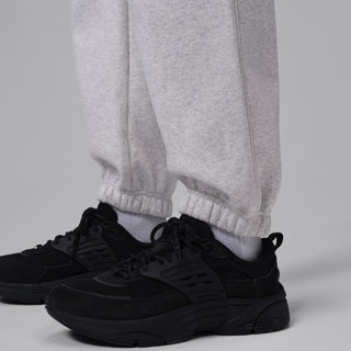 MEN'S AIR JORDAN BROOKLYN CUFFED FLEECE PANTS GREY HEATHER IM8906-054