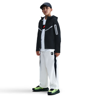 KID'S NIKE TECH FLEECE FULL ZIP-UP "BLACK" IM9154-010