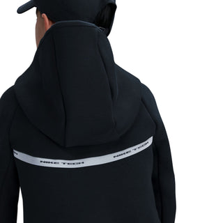 KID'S NIKE TECH FLEECE FULL ZIP-UP "BLACK" IM9154-010