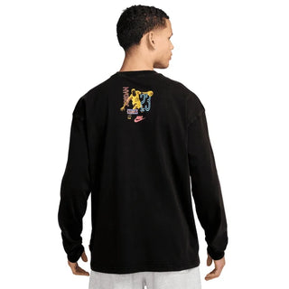 MEN'S AIR JORDAN FLIGHT ESSENTIALS 96 REISSUE LONG SLEEVE " BLACK/GREY" IO0131-010