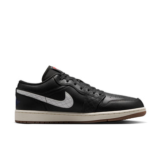 MEN'S AIR JORDAN 1 LOW SE "OFF NOIR/SAIL-UNIVERSITY RED-GAME ROYAL" IO2047-001