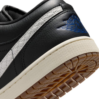 MEN'S AIR JORDAN 1 LOW SE "OFF NOIR/SAIL-UNIVERSITY RED-GAME ROYAL" IO2047-001