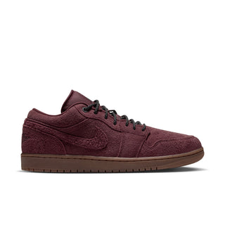 MEN'S AIR JORDAN 1 LOW SE "DARK TEAM RED/BLACK-GUM MED BROWN" IO2047-600