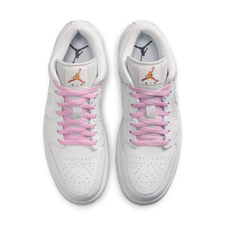 AIR JORDAN 1 LOW SE "SUMMIT WHITE/SILVER-LT ARCTIC PINK IO2048-100