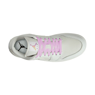 MEN'S AIR JORDAN 1 LOW "SUMMIT WHITE/SILVER-LT ARCTIC PINK" 1O2048-100