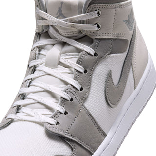 MEN'S AIR JORDAN 1 MID SE "SUMMIT WHITE/SMOKE GREY" PHANTOM IO2050-100