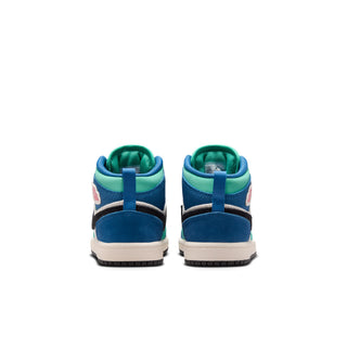 (PS) AIR JORDAN 1 MID SEE CHALK/UNIVERSITY RED-TRUE BLUE IO2056-100