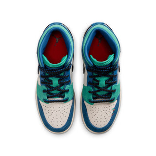 (GS) JORDAN 1 MID SE 'CHALK/UNIVERSITY RED-TRUE BLUE' IO2065-100