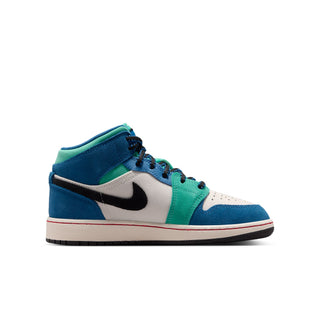 (GS) JORDAN 1 MID SE 'CHALK/UNIVERSITY RED-TRUE BLUE' IO2065-100