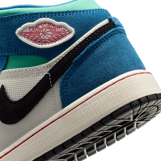 (GS) JORDAN 1 MID SE 'CHALK/UNIVERSITY RED-TRUE BLUE' IO2065-100