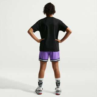 NIKE KID'S ALIENS VS WEREWOLVES BLACK BASKETBALL T-SHIRT IO2161-010