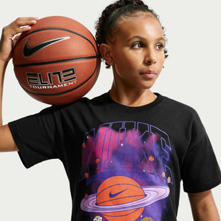 NIKE KID'S ALIENS VS WEREWOLVES BLACK BASKETBALL T-SHIRT IO2161-010