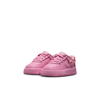 (TD) KIDS NIKE AIR FORCE ONE LOW "PINK RISE/PINK RISE-PINK FOAM" IO7957-600
