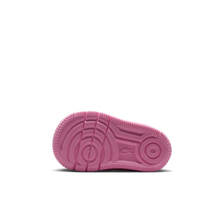 (TD) KIDS NIKE AIR FORCE ONE LOW "PINK RISE/PINK RISE-PINK FOAM" IO7957-600