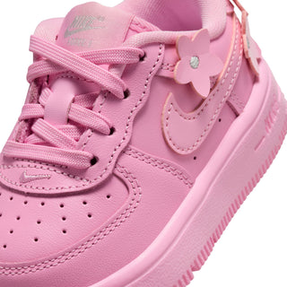 (TD) KIDS NIKE AIR FORCE ONE LOW "PINK RISE/PINK RISE-PINK FOAM" IO7957-600