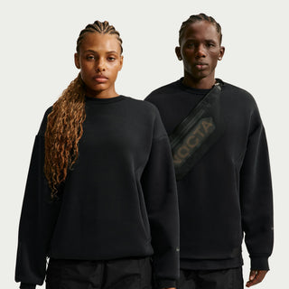 UNISEX NIKE X NOCTA RUGGED OVERSIZED CREWNECK BACK ZIP TWILIGHT BLACK/REFBLK IO9014-010